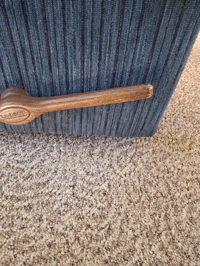 La-Z-Boy Blue Recliner Chair - image 6 of 7