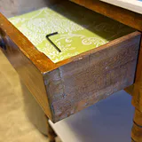 Wooden Side Table with Drawer and Shelf - thumbnail 4 of 9