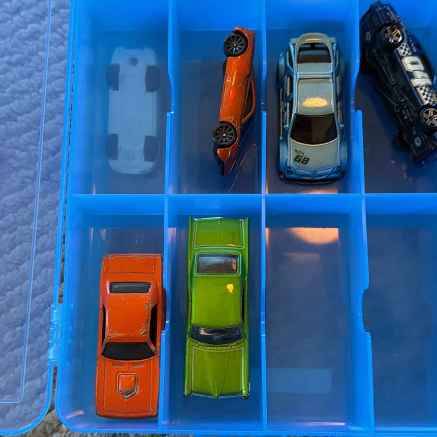 Plastic Storage Case with Die-Cast Toy Cars - image 4 of 22