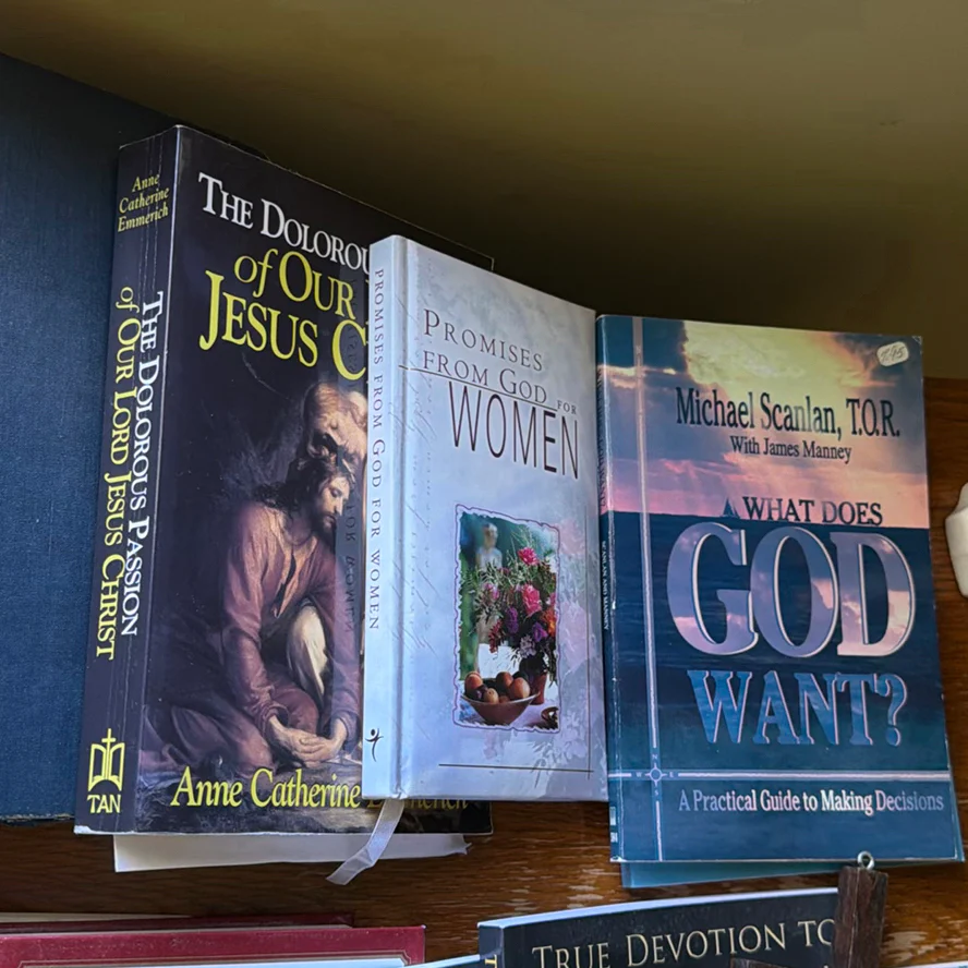 Religious Books, Crosses, and Figurine - image 8 of 8
