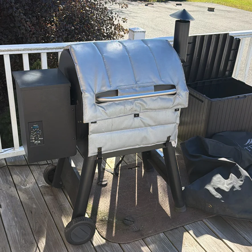 Traeger Wood Pellet Grill with Cover and Accessories - image 1 of 11