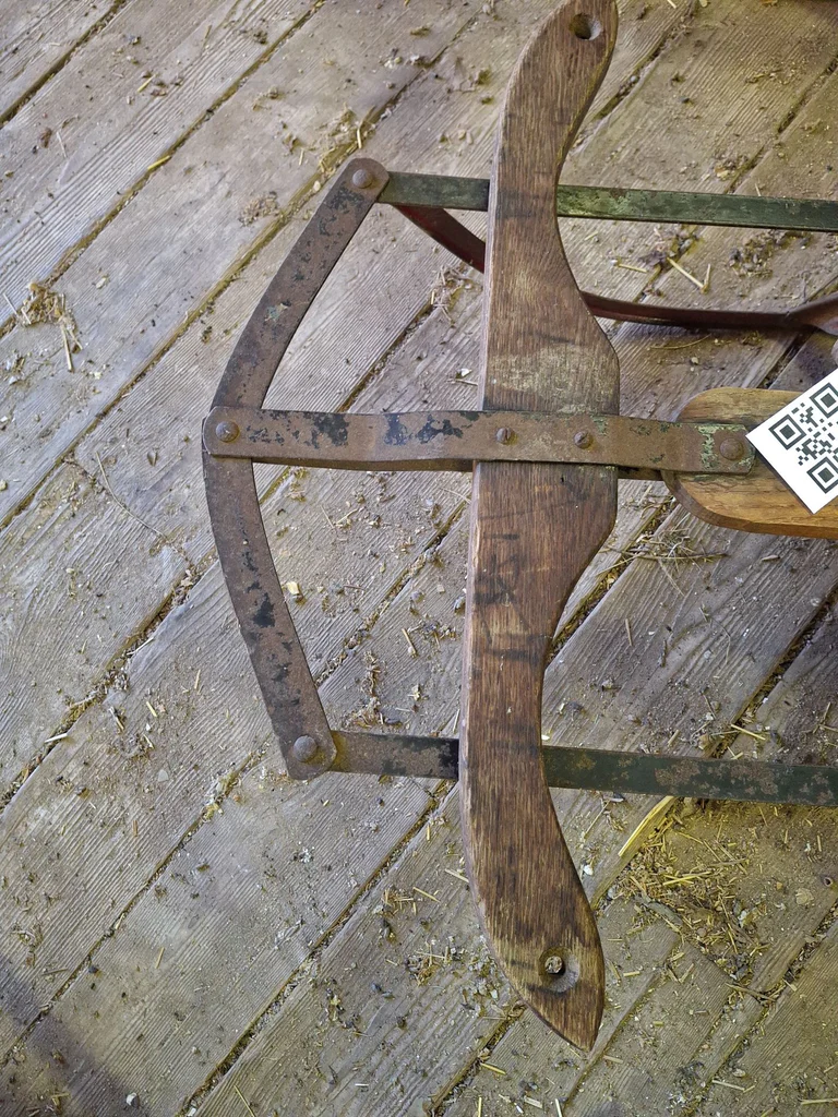 Speedaway Wooden Snow Sled - image 3 of 5