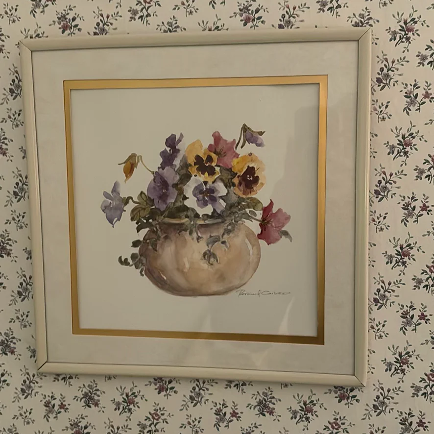 Three Framed Floral Prints - image 7 of 9