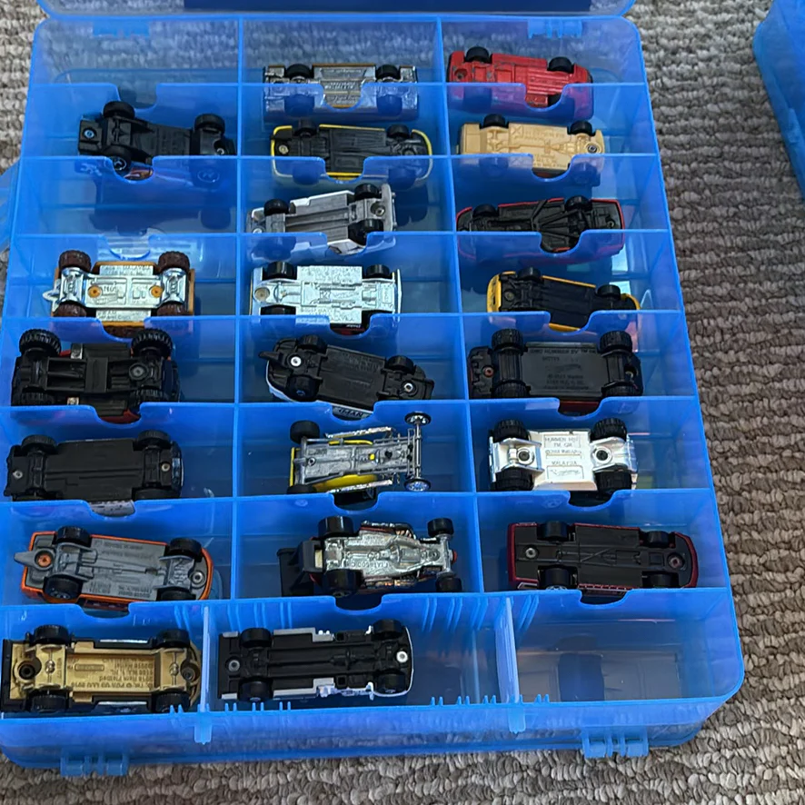 Die-Cast Toy Cars in Blue Storage Case - image 24 of 45
