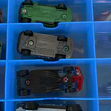 Die-Cast Toy Cars in Blue Storage Case - thumbnail 44 of 45