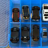 Toy Die-Cast Cars in Blue Storage Case - thumbnail 5 of 18