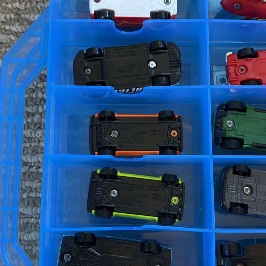 Die-Cast Toy Cars in Blue Storage Case - image 41 of 45
