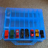 Toy Die-Cast Vehicles in Blue Storage Case - thumbnail 1 of 8