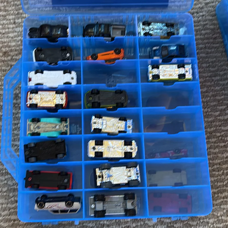 Die-Cast Toy Cars in Blue Storage Case - image 9 of 45