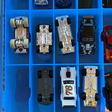 Die-Cast Toy Cars in Blue Storage Case - thumbnail 14 of 20