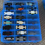 Die-Cast Toy Cars in Blue Storage Case - thumbnail 8 of 45