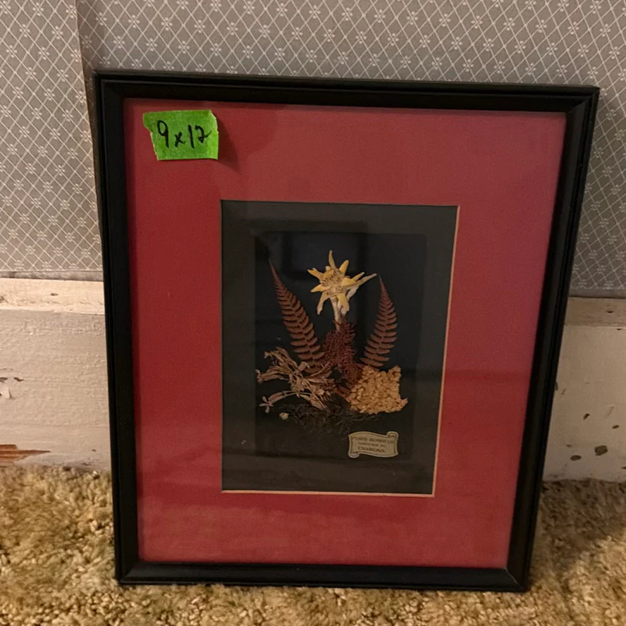 Three Framed Decorative Art Pieces - image 6 of 8