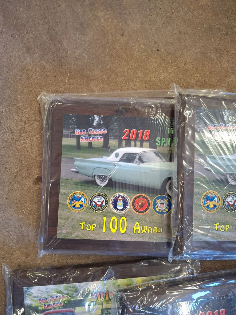 SPN Car Show Award Plaques - image 1 of 9