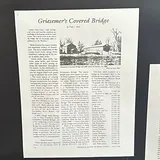 Framed Griesemer's Covered Bridge Print by Alice Gerhart - thumbnail 7 of 10