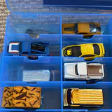 Die-Cast Toy Cars in Blue Storage Case - thumbnail 20 of 45