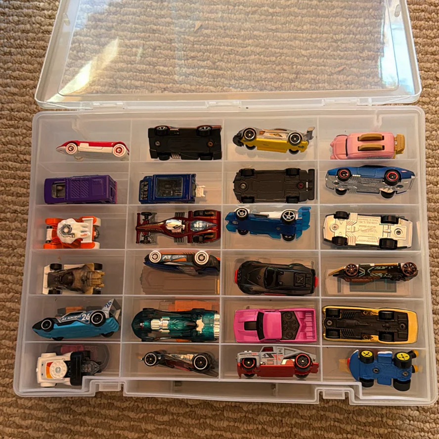 Toy Die-Cast Cars in Storage Case - image 1 of 17