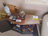 Dark Wood Two-Door Storage Cabinet - thumbnail 10 of 11