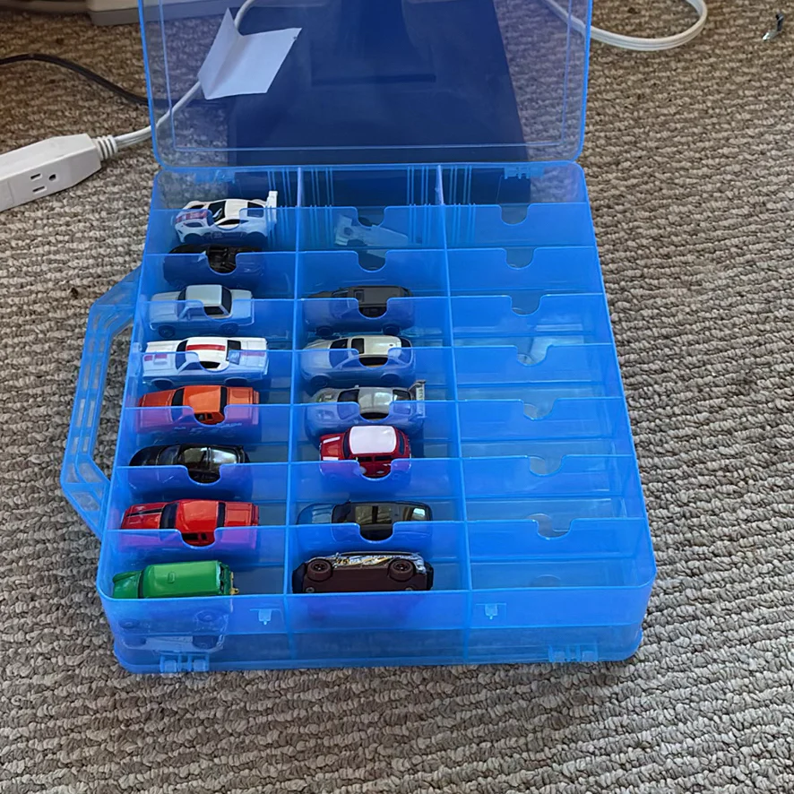 Die-Cast Toy Cars with Storage Case - image 1 of 13