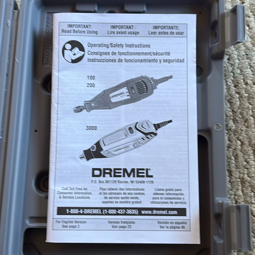 Dremel 3000 Rotary Tool Kit - image 5 of 7