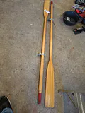 Pair of Wooden Boat Oars - thumbnail 1 of 5