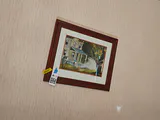 Framed House Landscape Painting - thumbnail 1 of 4