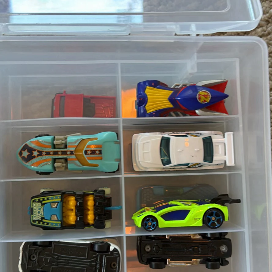 Toy Cars and Plastic Storage Case - image 18 of 24