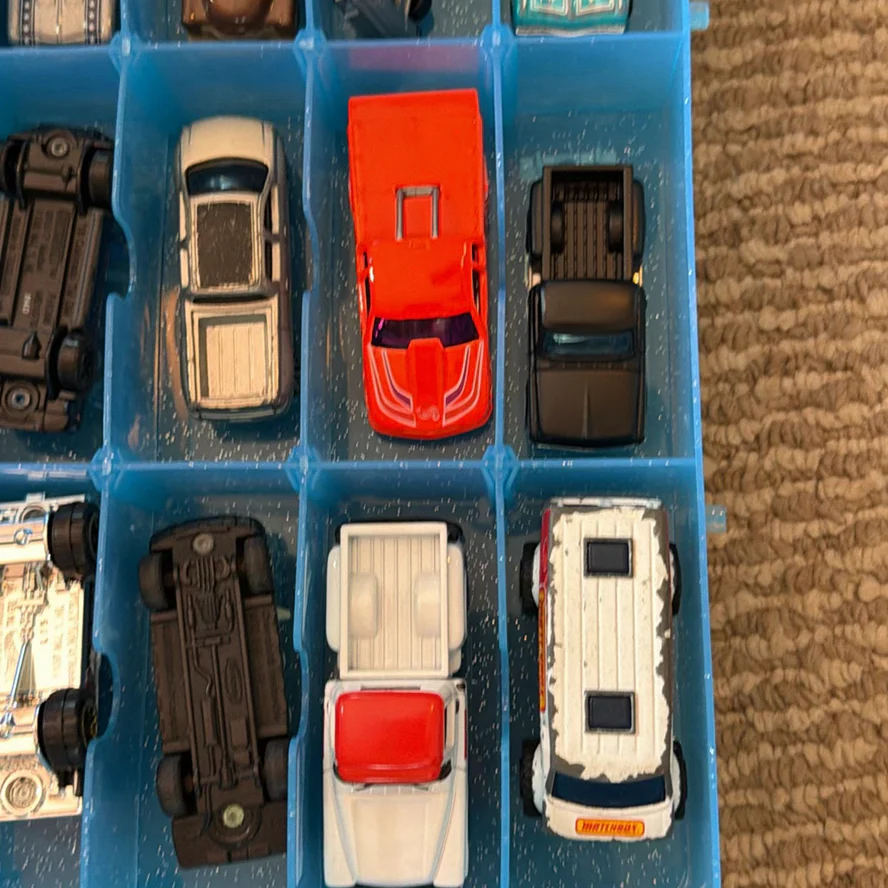 Collection of Die-Cast Chevy Toy Trucks and Cars in Storage Case - image 8 of 24