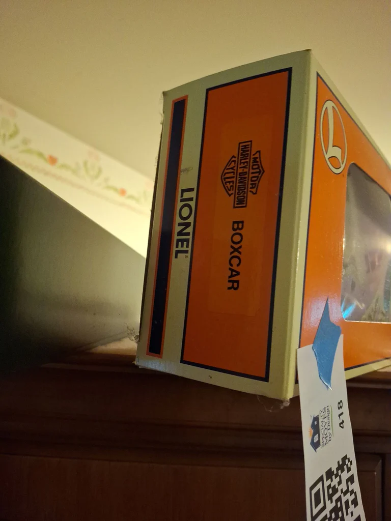 Lionel Harley-Davidson Boxcar Model Train Car - image 2 of 3