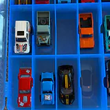 Die-Cast Toy Cars in Blue Storage Case - thumbnail 11 of 18