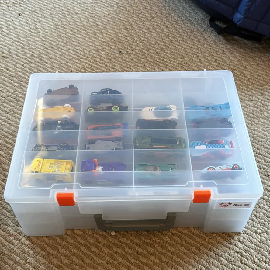 Die-Cast Toy Cars in Plastic Storage Case - image 2 of 26