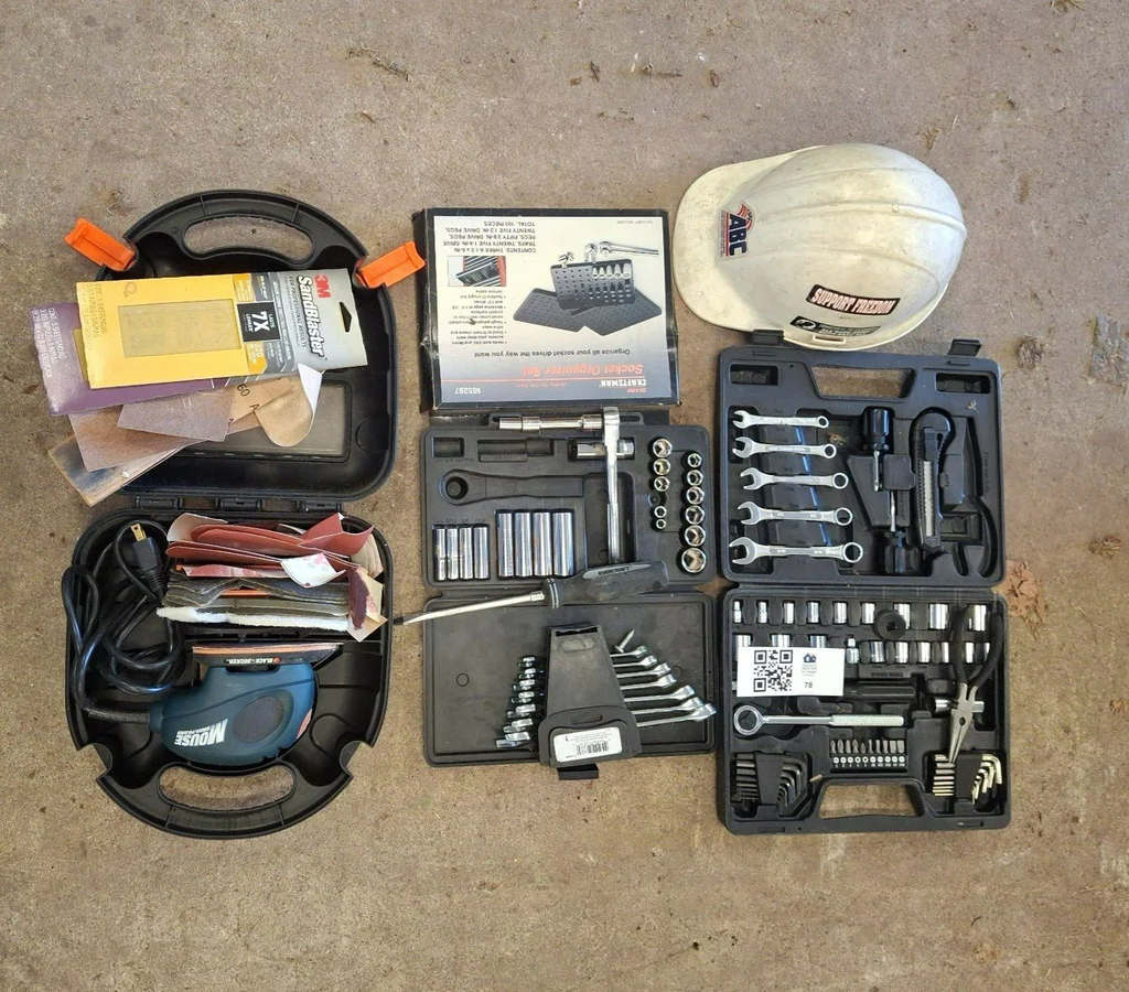 Hand Tools, Sander, and Hard Hat - image 1 of 7