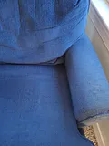 Blue Upholstered Armchair - thumbnail 3 of 11