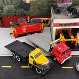 Toy Vehicle Lot With Service Station and Caboose - thumbnail 2 of 14