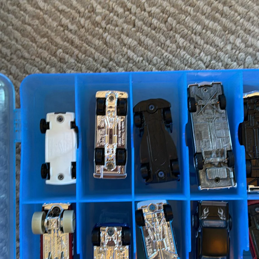 Die-Cast Toy Cars in Blue Storage Case - image 20 of 20