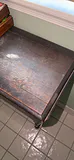 Vintage Wood Drop-Leaf Cabinet Table - thumbnail 5 of 10