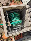 Garden Hose Reel Box with Hose and Sprinkler Attachments - thumbnail 7 of 7