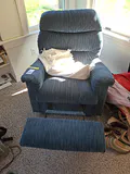 La-Z-Boy Blue Recliner Chair - thumbnail 1 of 7