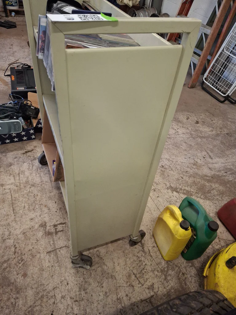Rolling Metal Media Storage Cart - image 5 of 6