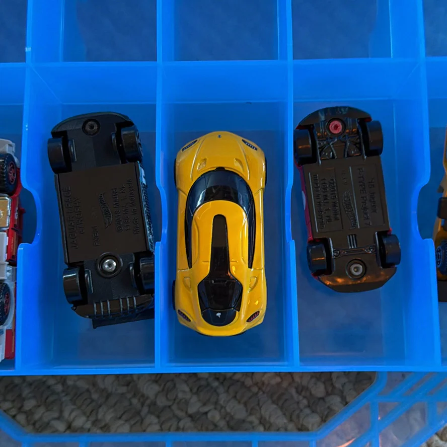 Toy Die-Cast Vehicles in Blue Storage Case - image 6 of 8