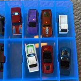 Die-Cast Toy Cars in Blue Storage Case - thumbnail 8 of 11