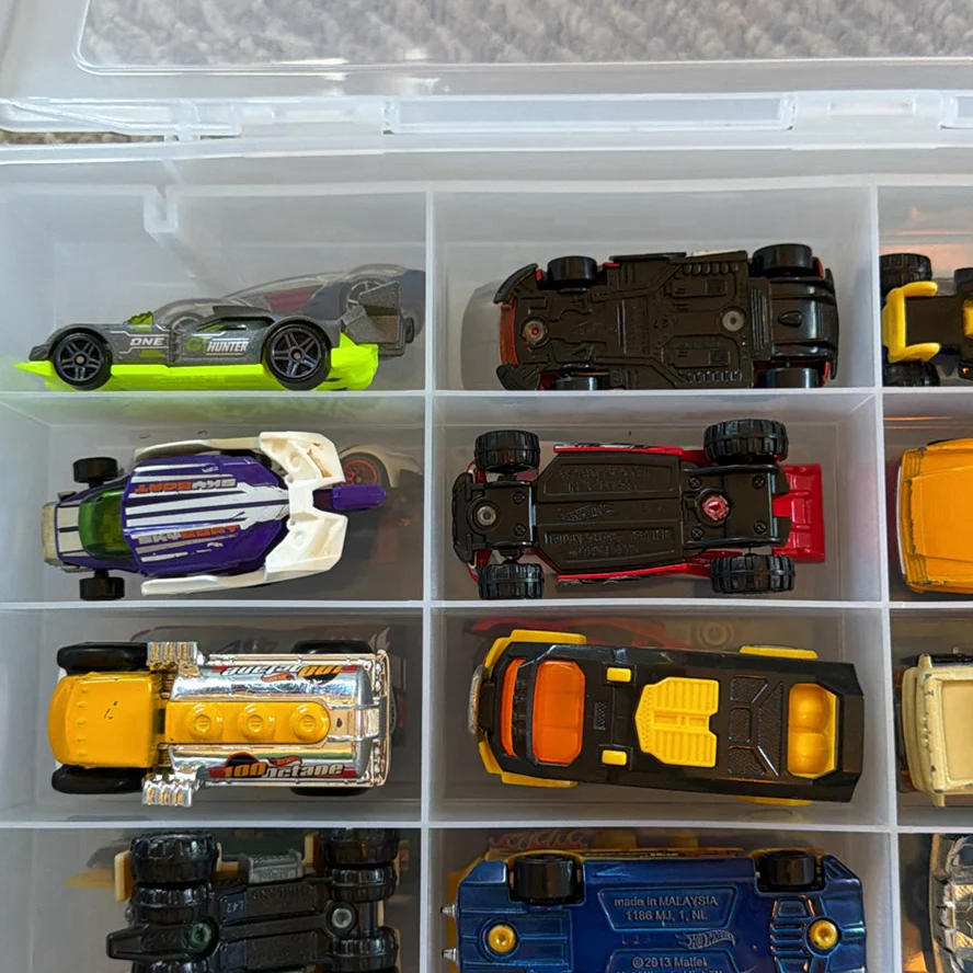 Toy Die-Cast Cars and Plastic Storage Case - image 5 of 29