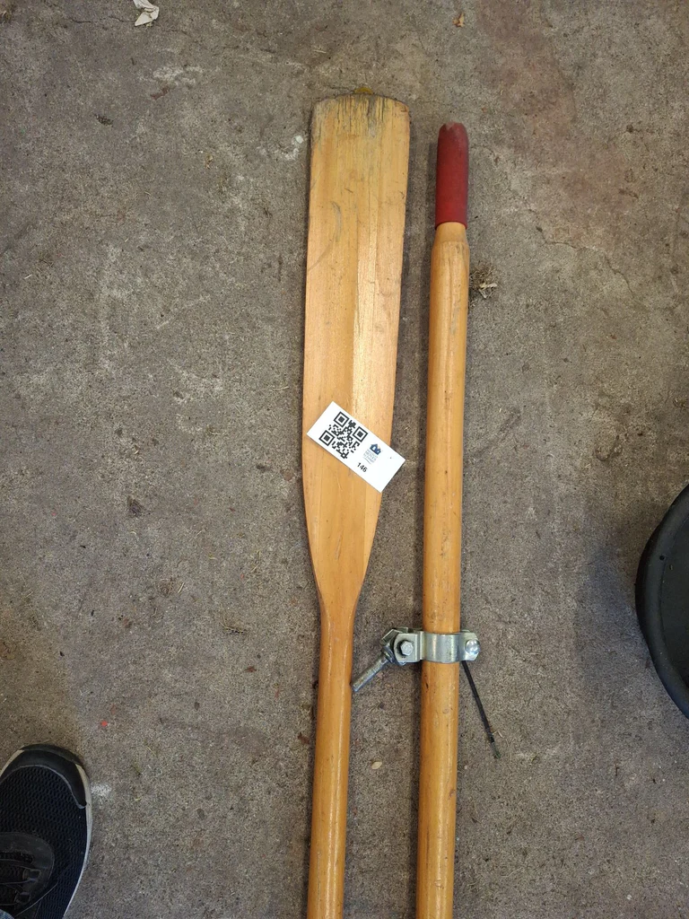 Pair of Wooden Boat Oars - image 4 of 5