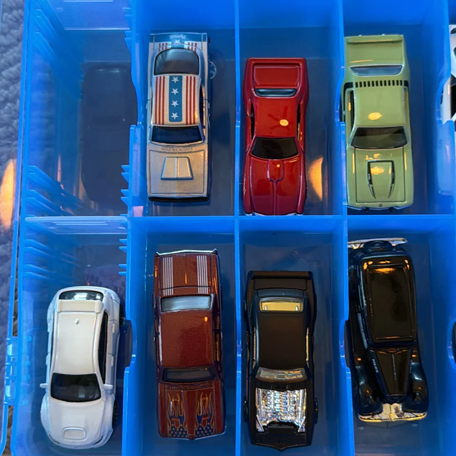 Toy Die-Cast Cars in Blue Storage Case - image 13 of 20