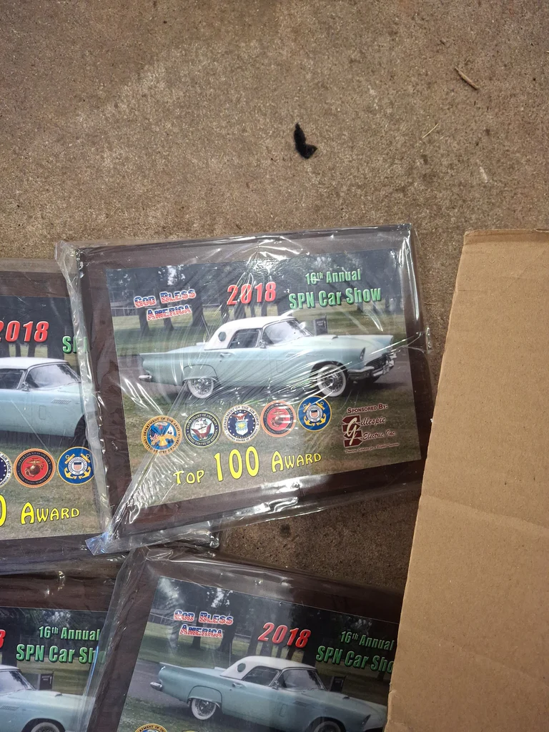 SPN Car Show Award Plaques - image 5 of 9