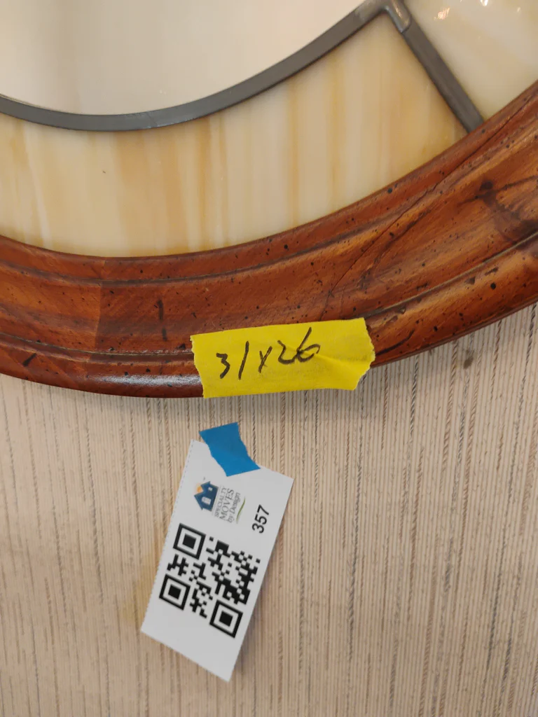 Oval Wall Mirror with Wood Frame - image 2 of 4