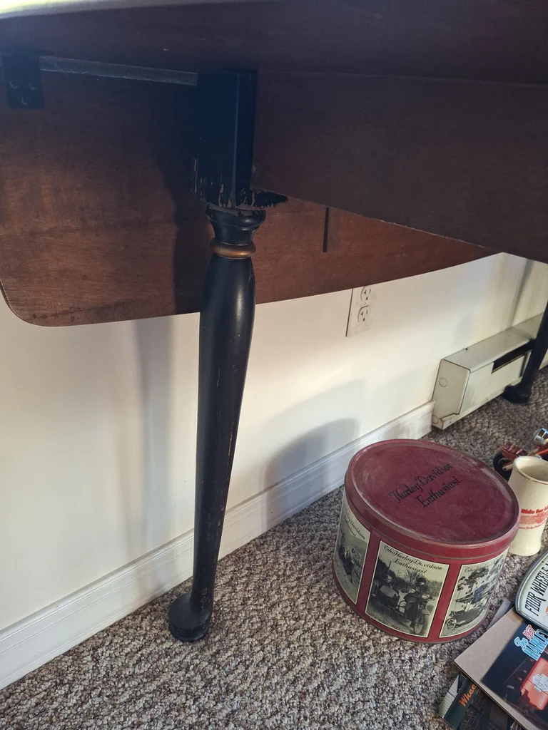 Wooden Drop-Leaf Table - image 5 of 8