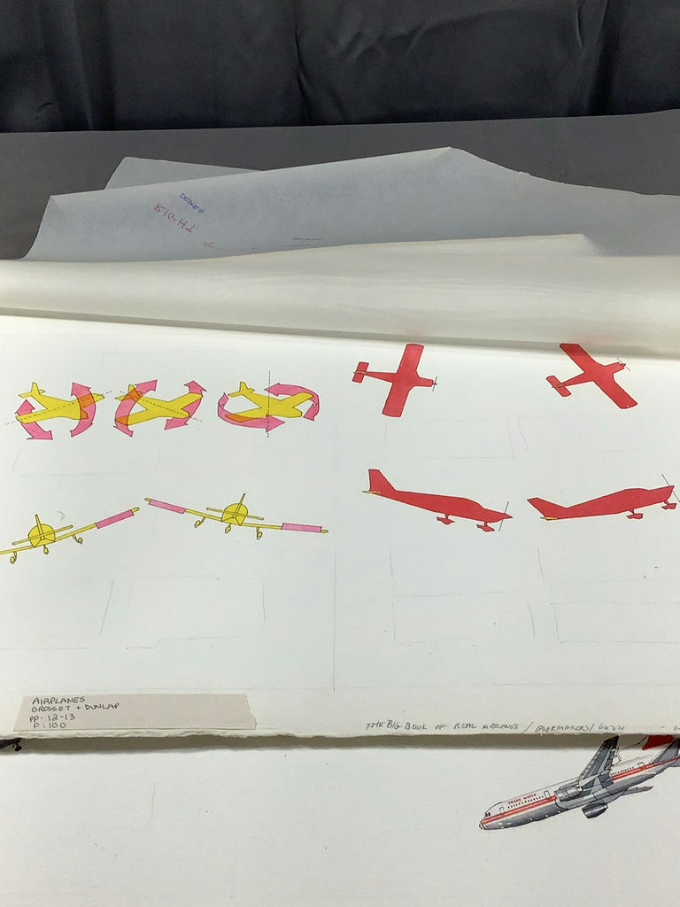 Watercolor Illustrations from Airplane Book - George Guzzi - image 9 of 23
