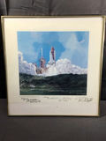 Astronaut Signed Space Shuttle Challenger Print - George Guzzi - thumbnail 2 of 6