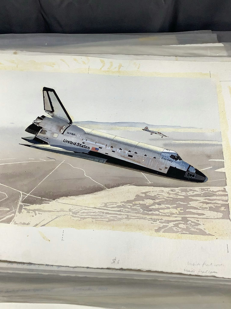 Watercolor Illustrations from Spacecraft Book - George Guzzi - image 4 of 23