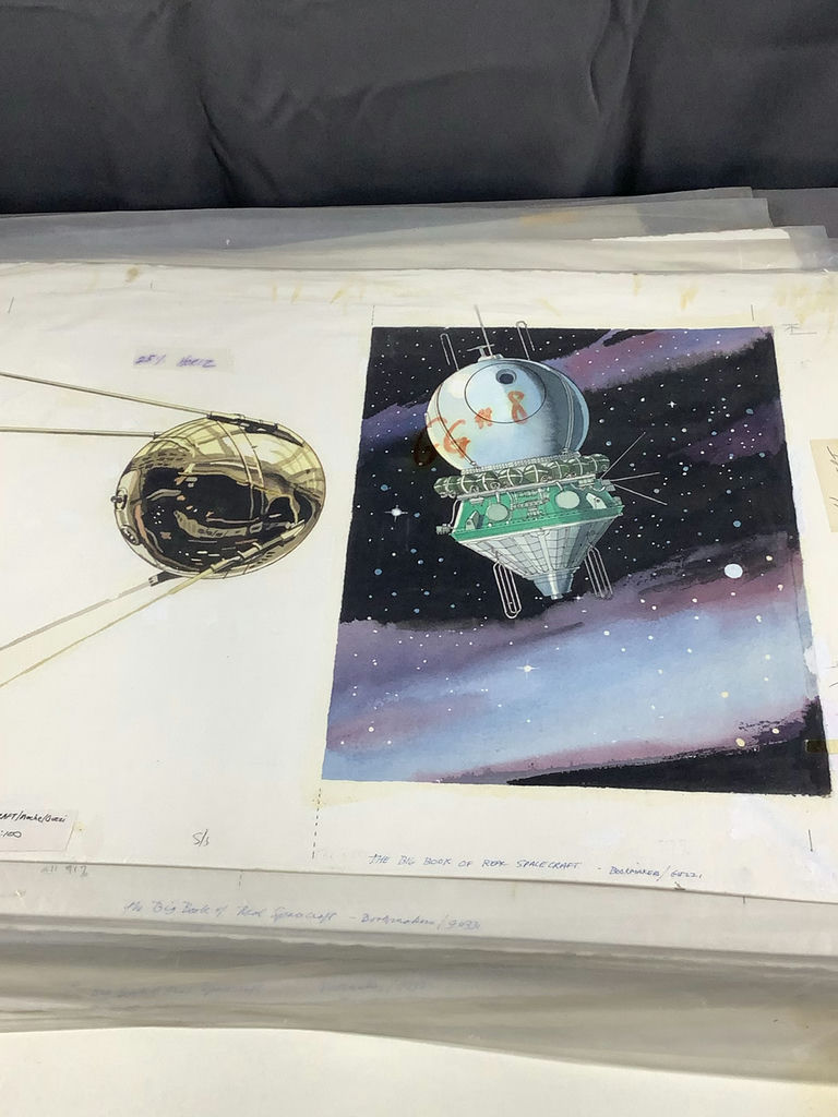 Watercolor Illustrations from Spacecraft Book - George Guzzi - image 5 of 23